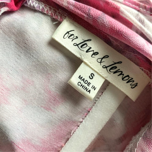 For Love and Lemons Sofia Floral Bustier Mini Dress, size S - Picture 8 of 13